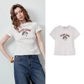 Cat Graphic Crewneck Tee