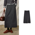 A-Line Midi Skirt