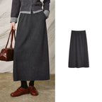A-Line Midi Skirt