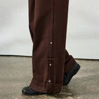 Pocket-Detail Wide-Leg Pants