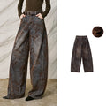 Paisley Wide-Leg Pants