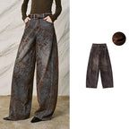 Paisley Wide-Leg Pants