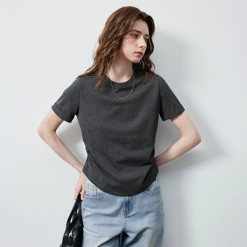 Fitted Crewneck Tee