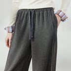 Drawstring Wide-Leg Pants