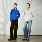 High-Neck Half-Zip Sweatshirt