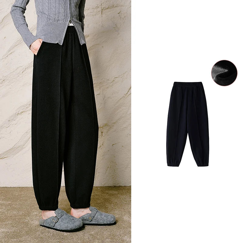 Seam-Detail Tapered Joggers