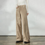 Pocket-Detail Wide-Leg Pants