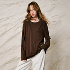 Layered-Look Henley Top