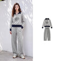 Floral Polo Sweater and Pants Set