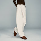 Curved-Leg Pull-On Pants