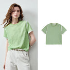 Layered-Look Textured Tee
