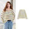 Relaxed Striped Crewneck Sweater