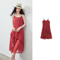 Floral Ruffled Slip Dress