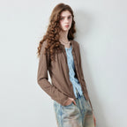 Layered-Look Button-Front Top