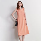 Sleeveless A-Line Midi Dress