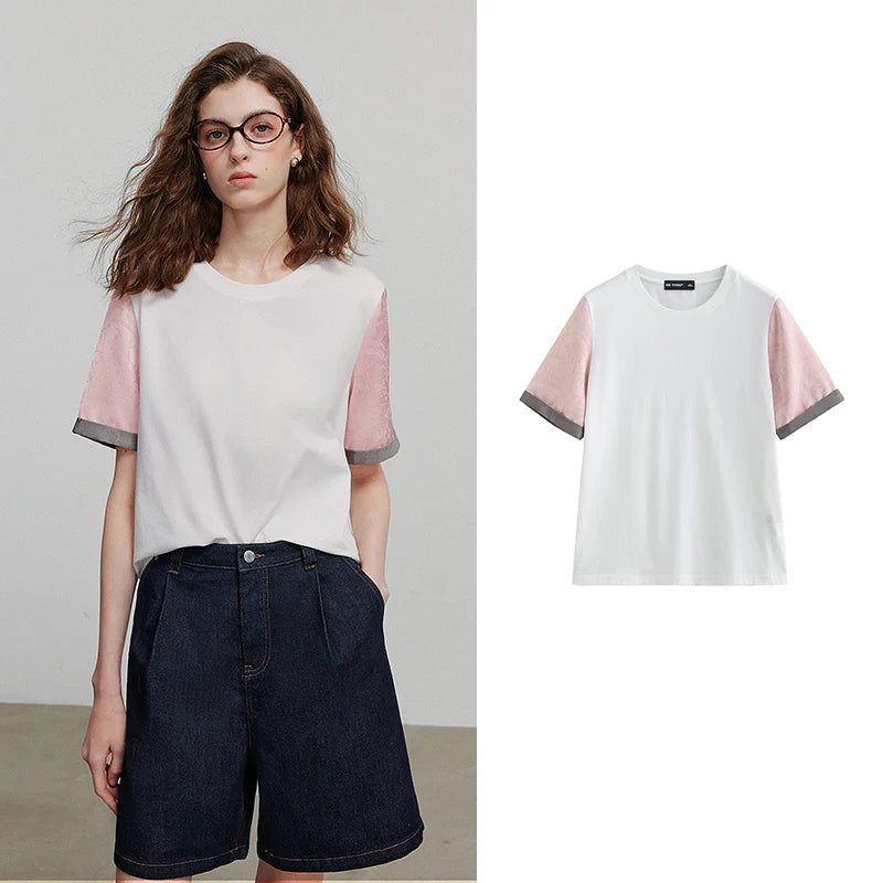 Colorblock Crewneck Tee