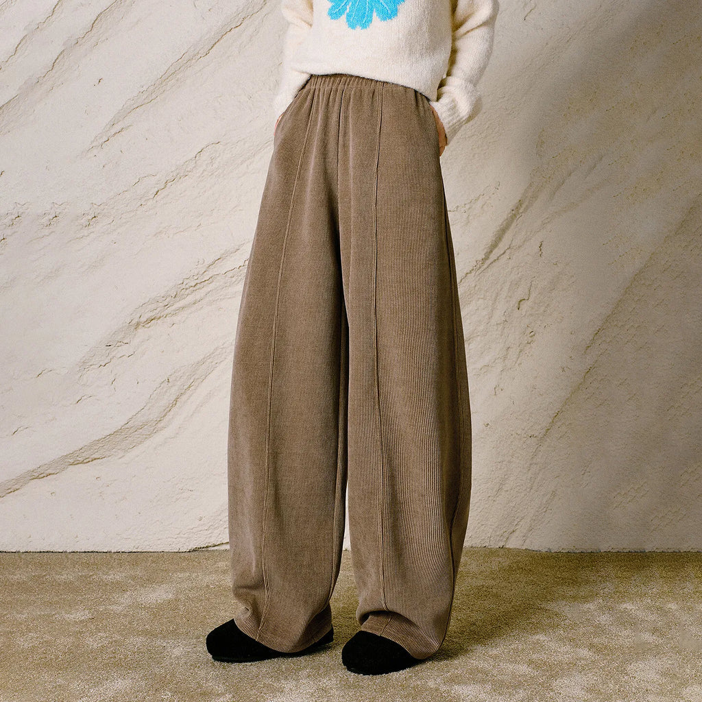 Relaxed Balloon-Leg Pants