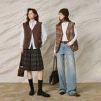 Patch-Pocket Button-Front Vest