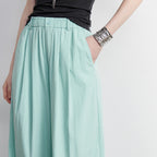 Drawstring Wide-Leg Pants