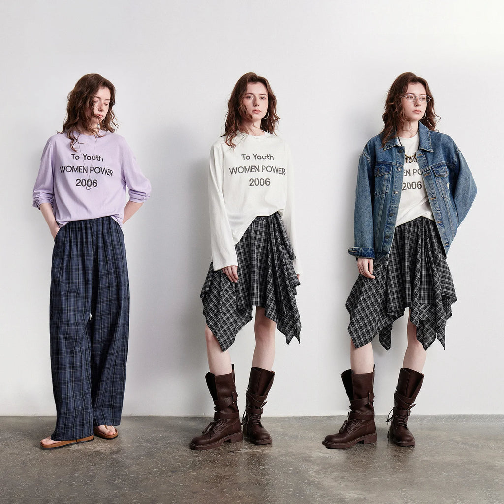Slogan Long-Sleeve Tee