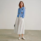 Pleated Wide-Leg Culottes