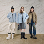 Shaggy-Collar Quilted Jacket