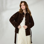 Belted Collared Jacket