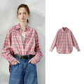 Plaid Long-Sleeve Button-Up Shirt