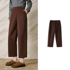 Cropped Straight-Leg Pants