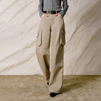 Wide-Leg Cargo Pants