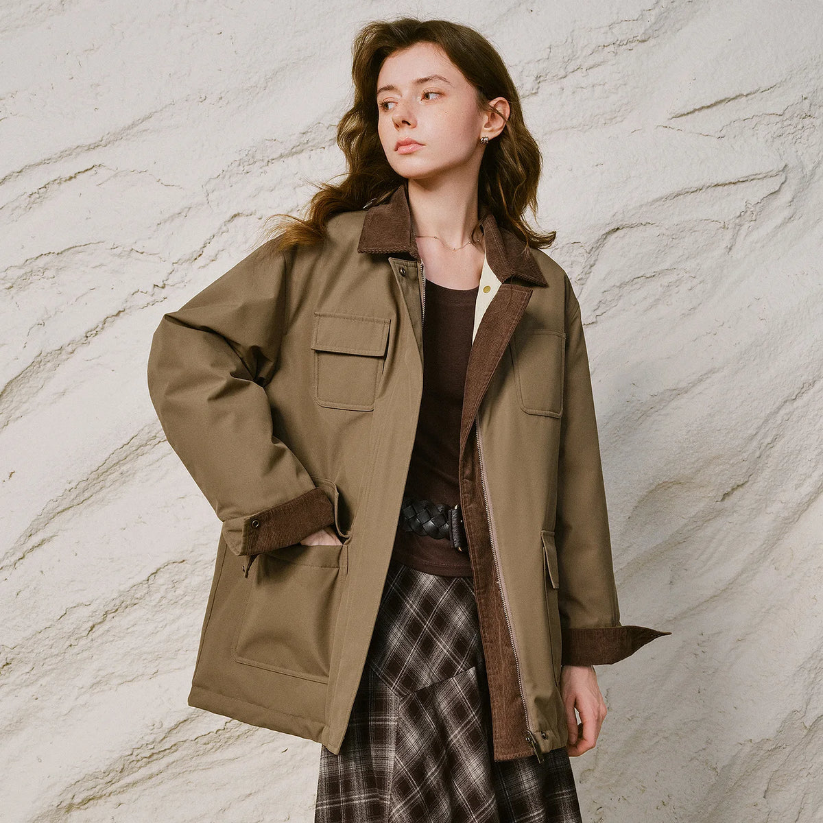 Patch-Pocket Relaxed Jacket