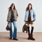 Quilted Contrast-Trim Shirt Jacket