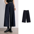 Cropped Wide-Leg Jeans