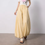 Gathered-Hem Balloon Pants