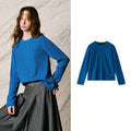 Ribbed Crewneck Knit Sweater