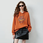 Floral Graphic Pullover Hoodie