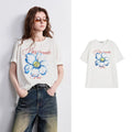 Flower Graphic Crewneck Tee