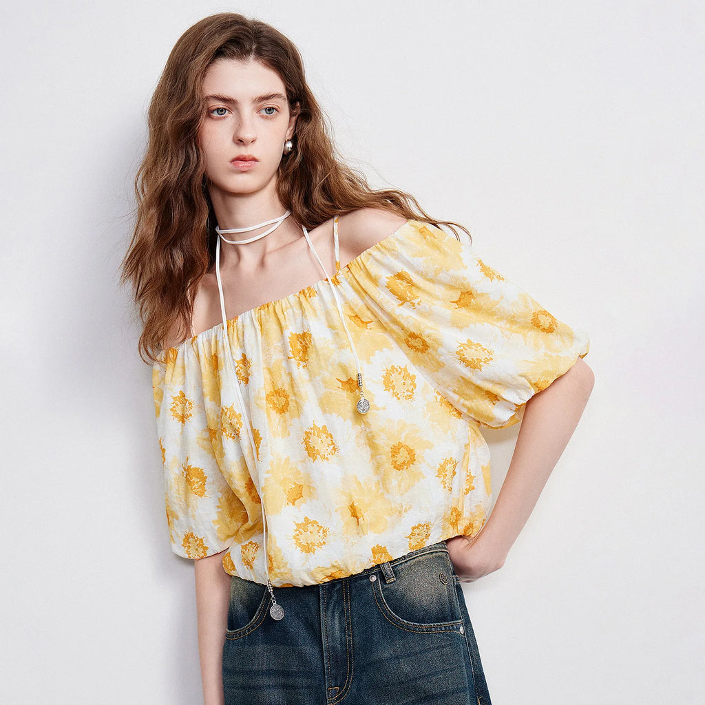 Floral Off-Shoulder Blouse