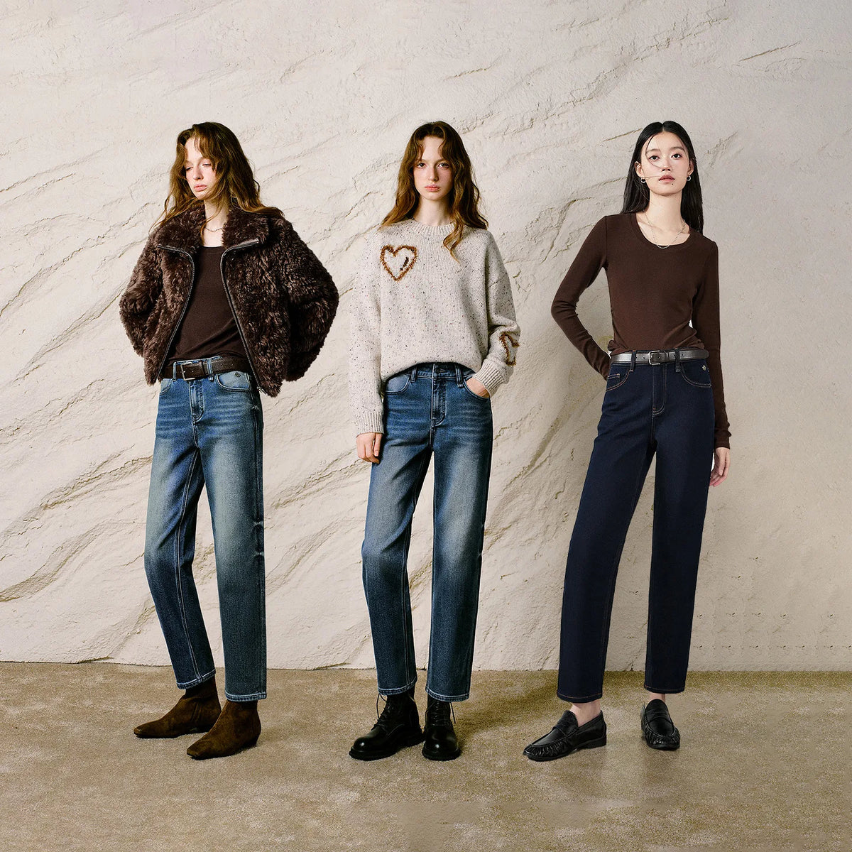 Cropped Straight-Leg Jeans
