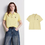 Motif-Detail Short-Sleeve Polo