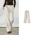 Drawstring Wide-Leg Pants