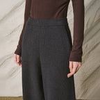 Cropped Tapered Knit Pants