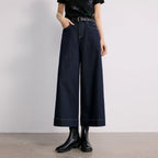 Cropped Wide-Leg Jeans
