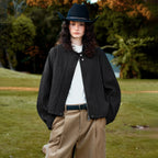 Quilted Stand-Collar Jacket
