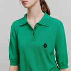 Motif-Detail Short-Sleeve Polo