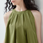 Halter Top and Striped Skirt Set