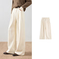 Pleated Wide-Leg Pants
