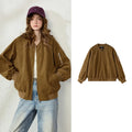 Zip-Pocket Bomber Jacket