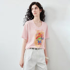 Bouquet-Graphic Crewneck Tee