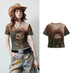 Graphic Fitted Short-Sleeve Tee